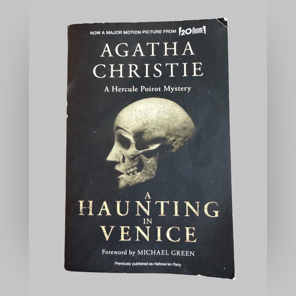 Agatha Christie A Haunting in Venice Paperback Book - A Hercule Poirot Mystery